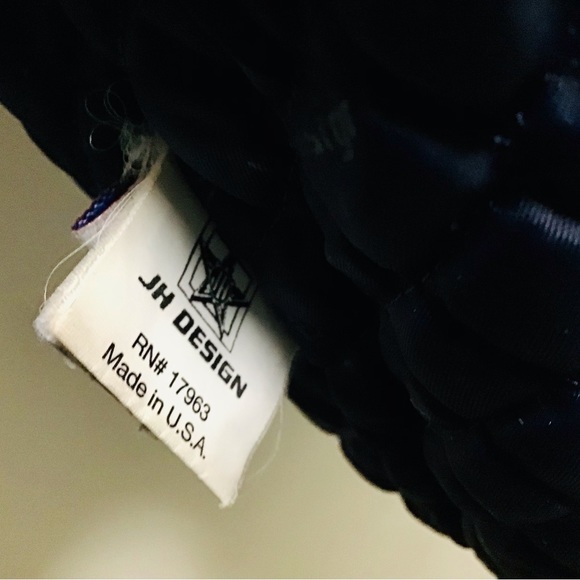 JH Design New York Yankees Varsity Jacket Diamond Stud Logo Size 6XL Rare - Picture 12 of 12